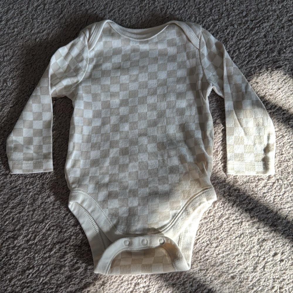 Old Navy Checkered Bodysuit